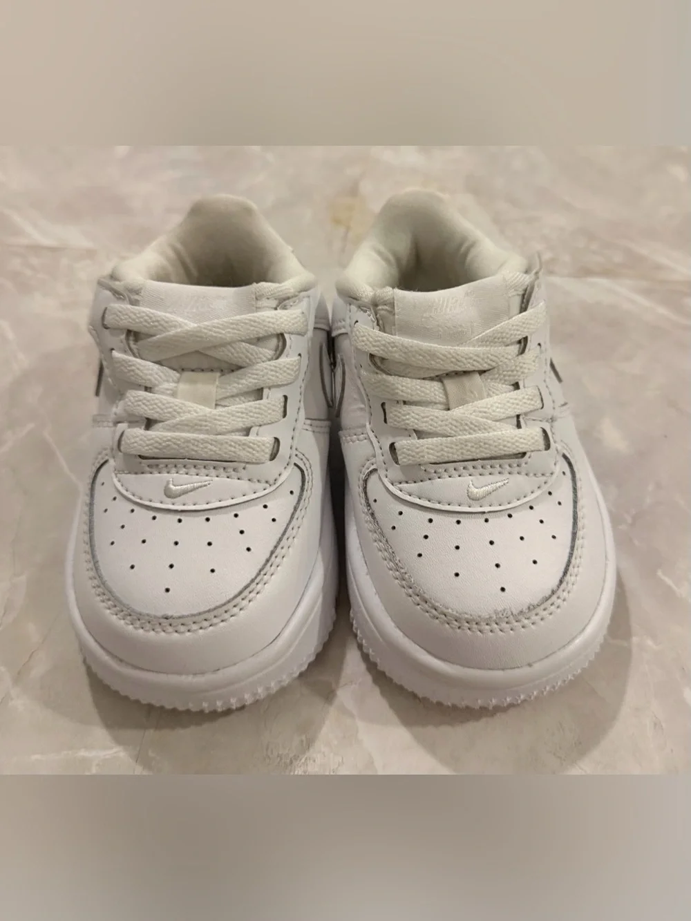 Nike Kids White Low-Top Sneakers